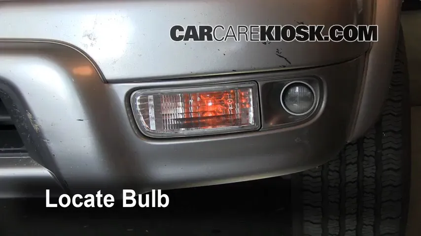 1999 Toyota 4Runner Limited 3.4L V6 Éclairage Feu clignotant avant (remplacer l'ampoule)
